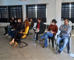 EQUIPES DO MEIO AMBIENTE EM REUNI&Atilde;O COM O IPT NO CONISUD