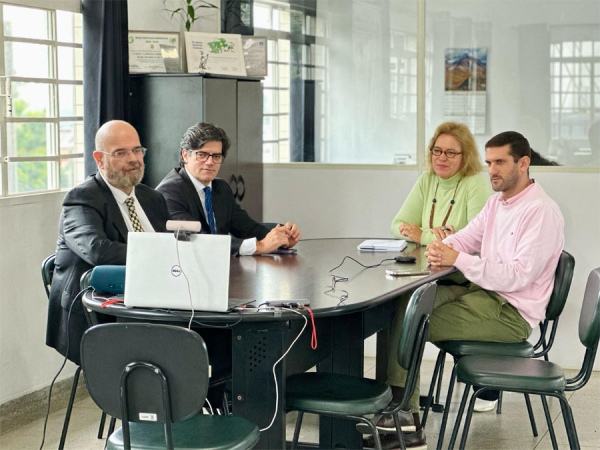 Secret&aacute;rio Executivo do Conisud, Julien Gumiel, participa de reuni&atilde;o com a MS Engenharia Projetos e Consultoria