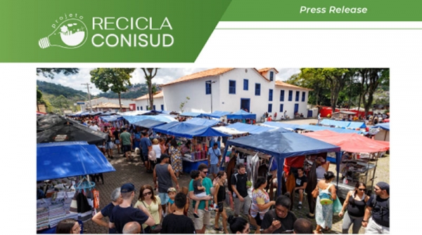 Projeto Recicla CONISUD promove Embu das Artes e Associa&ccedil;&atilde;o dos Expositores