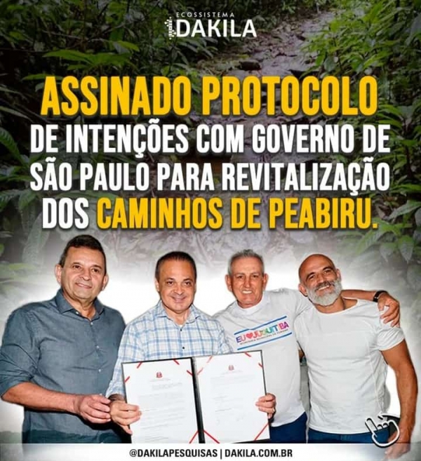 Secret&aacute;rio do Estado de Turismo ROBERTO LUCENA  em Juquitiba