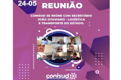 CONISUD SE RE&Uacute;NE COM O SECRET&Aacute;RIO JO&Atilde;O OTAVIANO &ndash; LOG&Iacute;STICA E TRANSPORTE