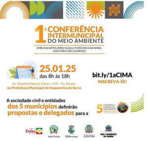 Convoca&ccedil;&atilde;o para a confer&ecirc;ncia Intermunicipal do Meio Ambiente: 25/01/2025