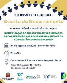 CONISUD e IPT promovem evento de encerramento de projeto para identifica&ccedil;&atilde;o de novas Unidades de Conserva&ccedil;&atilde;o na regi&atilde;o